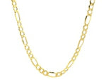 4.6mm 10k Yellow Gold Lite Figaro Chain