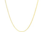 14k Yellow Gold Forsantina Lite Cable Link Chain (1.50 mm)