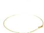 10k Yellow Gold Mariner Link Anklet 1.2mm