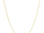 Extendable Cable Chain in 14k Yellow Gold (1.30 mm)