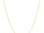 Extendable Cable Chain in 14k Yellow Gold (1.30 mm)