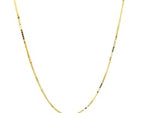 14k Yellow Gold Classic Box Chain (0.75 mm)