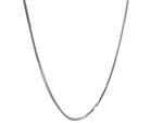 14k White Gold Franco Chain (0.90 mm)