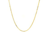 14k Yellow Gold Adjustable Cable Chain (1.50 mm)