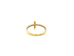 14k Yellow Gold Cross Motif Ring(1.50 mm)