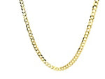 2.4mm 10k Yellow Gold Curb Chain