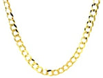 4.7mm 10k Yellow Gold Curb Chain