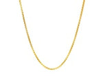 14k Yellow Gold Round Box Chain (1.8 mm)