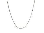 14k White Gold Classic Box Chain (0.68 mm)