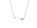 Necklace with Arrow in Sterling Silver