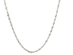 Sterling Silver 1.5mm Adjustable Singapore Chain (1.50 mm)