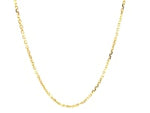 14k Yellow Gold Diamond Cut Cable Link Chain (1.30 mm)