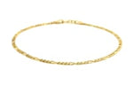 14k Yellow Gold Figaro Bracelet (1.90 mm)