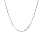 14k White Gold Rolo Chain (1.90 mm)