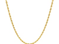 2.0mm 14k Yellow Gold Light Rope Chain