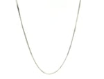 Sterling Silver Rhodium Plated Octagonal Snake Chain (0.90 mm)