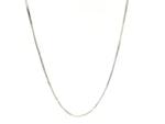 Sterling Silver Rhodium Plated Octagonal Snake Chain (0.90 mm)