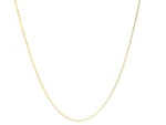 10k Yellow Gold Cable Link Chain 0.5mm 