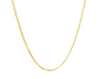 14k Yellow Gold Round Cable Link Chain 1.5mm