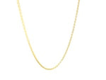 14k Yellow Gold Round Cable Link Chain (1.10 mm)