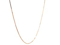 14k Rose Gold Classic Box Chain 0.4mm