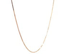 14k Rose Gold Classic Box Chain (0.45 mm)