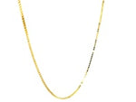 14k Yellow Gold Octagonal Box Chain (1.00 mm)