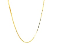 14k Yellow Gold Octagonal Box Chain 1.0mm