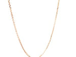 14k Rose Gold Diamond Cut Cable Link Chain (1.10 mm)