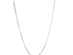 10k White Gold Classic Box Chain (0.45 mm)