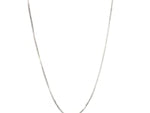 14k White Gold Classic Box Chain (0.45 mm)