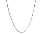 14k White Gold Octagonal Box Chain (1.00 mm)