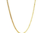 14k Yellow Gold Solid Round Box Chain (1.6 mm)