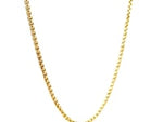 14k Yellow Gold Solid Round Box Chain 1.6 mm