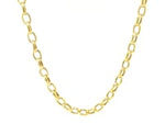 4.6mm 14k Yellow Gold Oval Rolo Chain