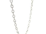 14k White Gold Pendant Chain with Textured Links (2.90 mm)