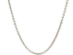 14k White Gold Forsantina Lite Cable Link Chain (2.30 mm)