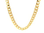 14k Yellow Gold Solid Miami Cuban Chain (7.20 mm)