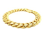 14k Yellow Gold Polished Curb Chain Bracelet (11.50 mm)