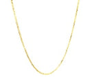 18k Yellow Gold Cable Chain 1.1mm