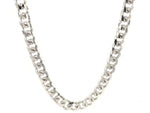 14k White Gold Solid Miami Cuban Chain (6.00 mm)