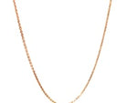 14k Rose Gold Adjustable Cable Chain (1.10 mm)