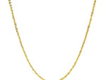 14k Yellow Gold Adjustable Sparkle Chain (1.20 mm)