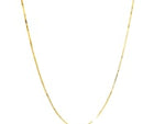 Double Extendable Box Chain in 14k Yellow Gold (0.51 mm)