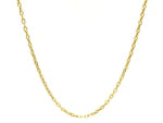 Double Extendable Cable Chain in 14k Yellow Gold (1.9mm)