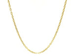 Double Extendable Cable Chain in 14k Yellow Gold (1.80 mm)