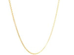 Double Extendable Cable Chain in 14k Yellow Gold (1.00 mm)