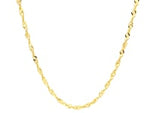 14k Yellow Gold Singapore Chain (2.10 mm)