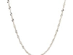 14k White Gold Singapore Chain (2.10 mm)