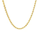 14k Yellow Gold Solid Rope Chain (2.50 mm)